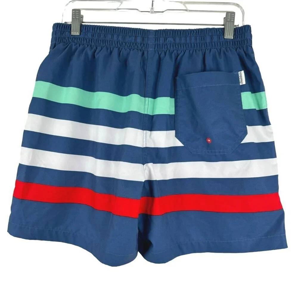 Chubbies Swim Trunks Shorts Mens Large Striped‎ Multicolored SW-1965
